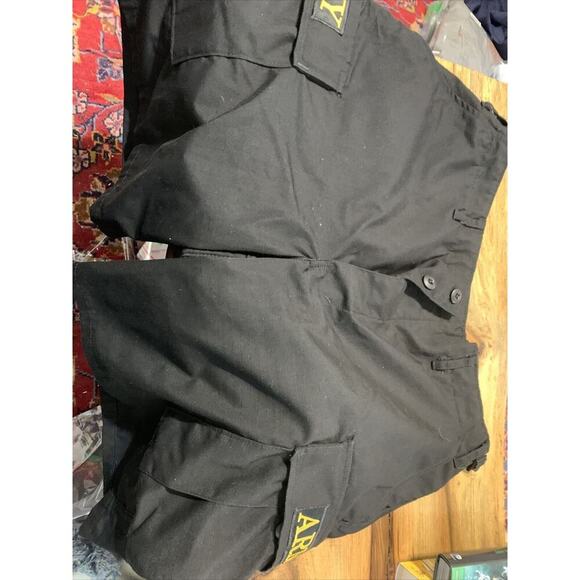 TRU-SPEC Cargo Shorts Military Tactical Rip Stop Button Fly Black Army Large - Picture 5 of 6